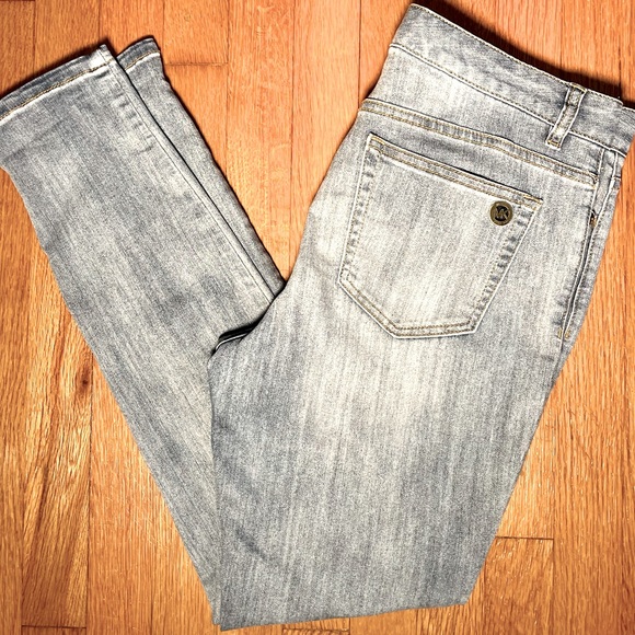 💜Michael Kors EUC Faded Light Blue Jeans Size 8 - Picture 2 of 10